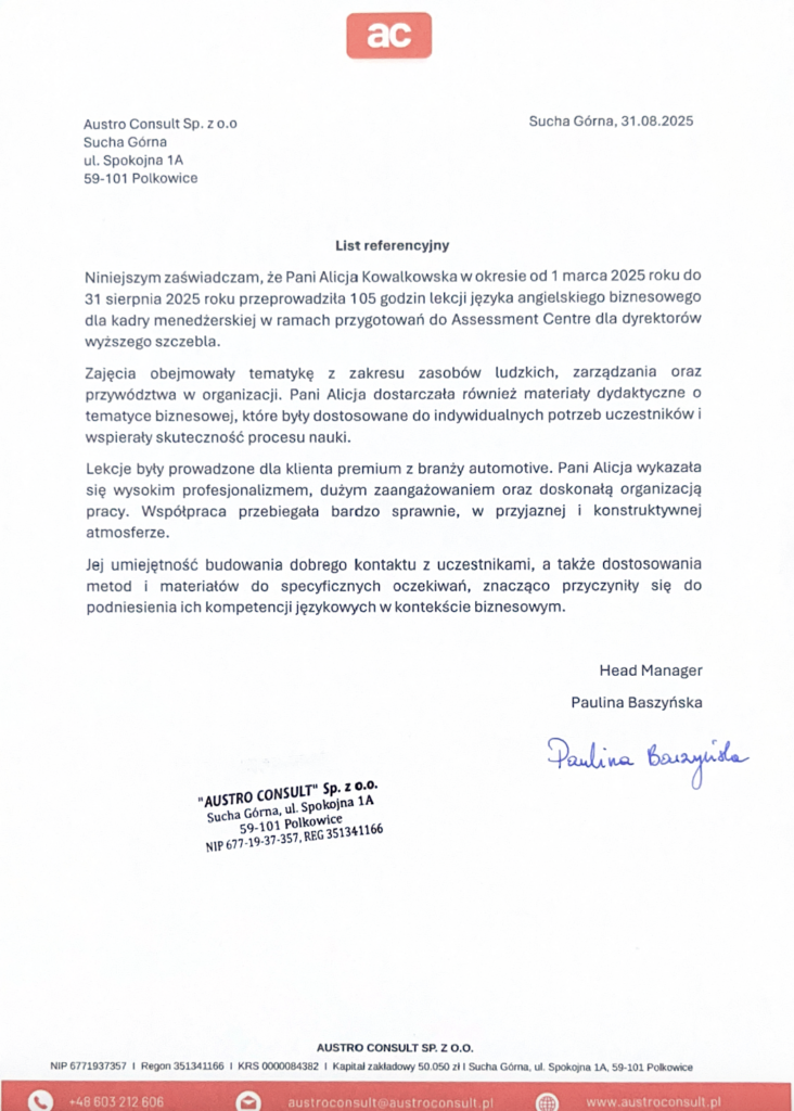 Referencje